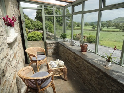 West Close Farmhouse Holiday Cottages, conservatory, Yorskhire Dales, Coverdale, Dog friendly, views, Melmerby, self-catering, log burners